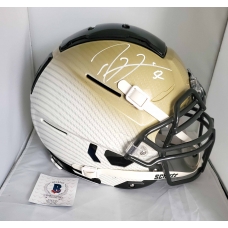 Ray Lewis signed authentic Full Size Hydro Dipped Schutt football helmet Beckett authenticated